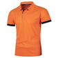 New Mens Short Sleeve Polo Shirt Solid Color Streetwear Lightweight Lapel Tshirts for Men Summer Jogging Sport Tops ShedPoundsPortal