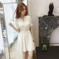 Woman Dress White Dresses for Women Chiffon Satin Soft Silk Ruffle Clothing New Features of Clothes Curvy Cheap Casual X Retro G ShedPoundsPortal