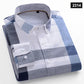 Casual Long-sleeve Shirts for Men Slim Fit Plain Shirt 100%cotton Plaid Striped Tops Soft Designer Fashion Korean Trends Clothes ShedPoundsPortal