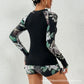Female Swimsuit With Long Sleeves Swimwear Sports Surfing Tankini Set Beachwear Two-Piece Bathing Suits Pool Women Swimming Suit ShedPoundsPortal