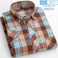 2025 Summer Cotton Plaid Short Sleeve Shirts For Men Plus Size Regular Fit Classic Young  England  Style Shirts Man&