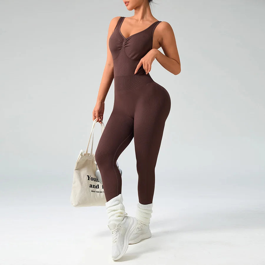 one pieces Jumpsuit Sportswear Woman Gym Jumpsuits Sport Pants Woman Clothing Yoga Clothes Female Fitness Overalls Leggings ShedPoundsPortal