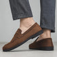 High Quality Men Loafers Comfortable Lightweight Casual Shoes Leather Dress Shoes Slip on Flat Fashion Business Shoes Moccasins