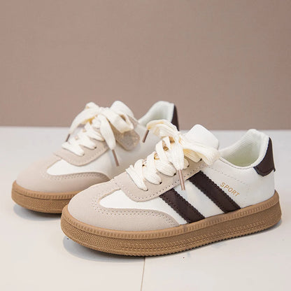 Children Tennis Shoes 2025 New Simple Kids Sneakers for Girls Patchwor