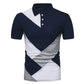 KB Men Polo Men Shirt Short Sleeve Polo Shirt Contrast Color Polo New Clothing Summer Streetwear Casual Fashion Men tops ShedPoundsPortal