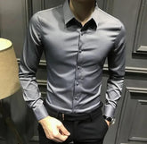 Clothes Business Male Top Plain with Print Men&