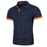 New Mens Short Sleeve Polo Shirt Solid Color Streetwear Lightweight Lapel Tshirts for Men Summer Jogging Sport Tops ShedPoundsPortal