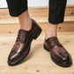 Men Pointed Wedding Formal Oxford Shoes Crocodile pattern Black brown Casual Platform Homecoming Dress Footwear 38-46