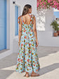 Women s Sleeveless Plaid Slip Dress with Food Print Tie-up Detail Perfect for Summer Cocktail Parties and Events