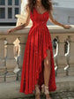 Women Evening Dresses Sexy Elegant Red Cocktail Party Chic Gala Graduation Luxury Formal Occasion Bridesmaid Gown Dress Clothes ShedPoundsPortal