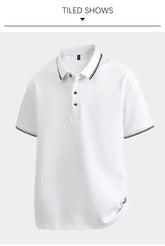 Oversized Men 7XL Polo Shirt 8XL 2025 Summer 95% Cotton Breathable Short Sleeve Collar Business Shirt Golf Man Top Clothes ShedPoundsPortal