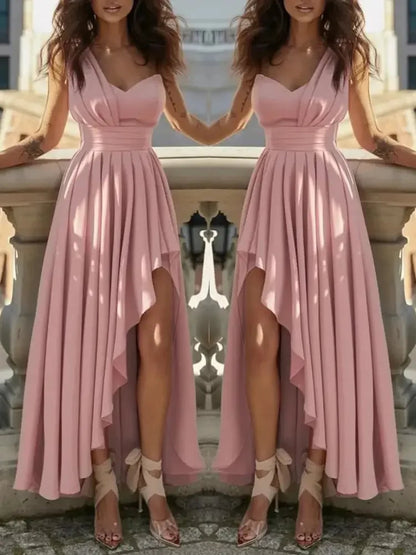Women Evening Dresses Sexy Elegant Red Cocktail Party Chic Gala Graduation Luxury Formal Occasion Bridesmaid Gown Dress Clothes ShedPoundsPortal