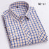 New Cotton Plaid Shirts For Man Long Sleeve Single Pocket Regular Fit Soft Easy Care Classic Dress Casual Shirts Man Clothing ShedPoundsPortal