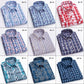 New Cotton Plaid Shirts For Man Long Sleeve Single Pocket Regular Fit Soft Easy Care Classic Dress Casual Shirts Man Clothing