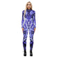 Popular Halloween Jumpsuit Sexy Print Cos Futuristic Clothing Tight Jumpsuit Wholesale Women Clothes Rompers Womens Combinaison ShedPoundsPortal