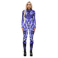 Popular Halloween Jumpsuit Sexy Print Cos Futuristic Clothing Tight Jumpsuit Wholesale Women Clothes Rompers Womens Combinaison ShedPoundsPortal