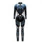 Robot Punk Jumpsuit Catsuit Sexy Female Women Cosplay Costume Skeleton Cyberpunk Steampunk Zentai Suit Halloween Bodysuit ShedPoundsPortal