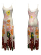Women s Boho Floral Print Spaghetti Strap Maxi Dress Sleeveless Flowy Hem Summer Beach Cami Dress with Pockets