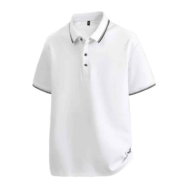 Oversized Men 7XL Polo Shirt 8XL 2025 Summer 95% Cotton Breathable Short Sleeve Collar Business Shirt Golf Man Top Clothes ShedPoundsPortal