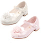 Heels Wedding Shoes for Kids Girls Hill White Shoes Girl Communion Dew