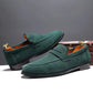 Fashion Man Casual Shoes Suede Genuine Leather Slip-on Light Comfortable Driving Loafers Moccasins For Men Party Wedding Flat
