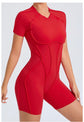 Short Jumpsuit Gym Clothes For Women Sportswear Fitness Overalls Backless Scrunch Booty Yoga Suit Sports Set Outfit ShedPoundsPortal