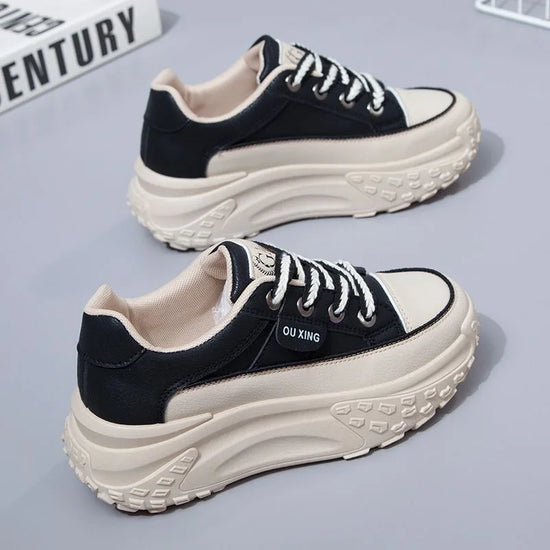Retro Women Shoes Spring Platform Shoes Casual Sneakers Versatile Fashion Designer Shoes High Quality Women Sneakers