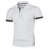 New Mens Short Sleeve Polo Shirt Solid Color Streetwear Lightweight Lapel Tshirts for Men Summer Jogging Sport Tops ShedPoundsPortal