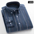 Casual Long-sleeve Shirts for Men Slim Fit Plain Shirt 100%cotton Plaid Striped Tops Soft Designer Fashion Korean Trends Clothes ShedPoundsPortal