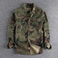 Male Single Breasted Shirts Turn Down Collar Long Sleeve Cardigan Men Shirt Loose Button Safari Style Slight Strech Print ShedPoundsPortal