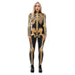 Popular Halloween Jumpsuit Sexy Print Cos Futuristic Clothing Tight Jumpsuit Wholesale Women Clothes Rompers Womens Combinaison ShedPoundsPortal