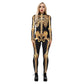 Popular Halloween Jumpsuit Sexy Print Cos Futuristic Clothing Tight Jumpsuit Wholesale Women Clothes Rompers Womens Combinaison ShedPoundsPortal