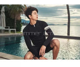 Women Men Diving Clothing Quick Dry Swimming Suit Snorkeling Surfing Wetsuit Zipper Water Sport Long Sleeve Diving Five Suit ShedPoundsPortal