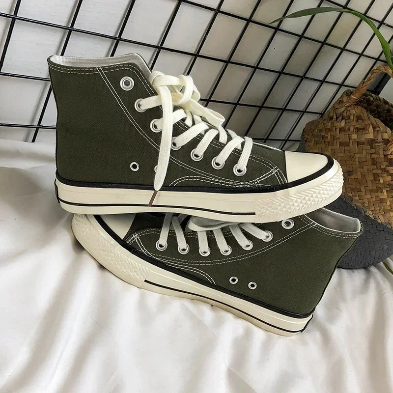 high-top canvas sneakershigh-top canvas sneakershigh-top canvas sneakers