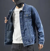 2025 Spring and Autumn New Fashion Solid Color Retro Cargo Jacket Men&