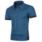 New Mens Short Sleeve Polo Shirt Solid Color Streetwear Lightweight Lapel Tshirts for Men Summer Jogging Sport Tops ShedPoundsPortal