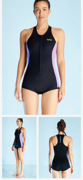 2MM Neoprene Sleeveless Wetsuit Women Swimming Wetsuit with Front Zip One-piece Bathing Surfing Diving Suit for Swim Water Sport ShedPoundsPortal