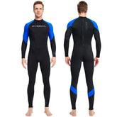 Men Long Sleeve Quick Dry Swimming Suit Adult Nylon Uv Protection Snorkeling Surfing Wetsuit Water Sports One-piece Diving Suit ShedPoundsPortal