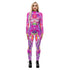 Popular Halloween Jumpsuit Sexy Print Cos Futuristic Clothing Tight Jumpsuit Wholesale Women Clothes Rompers Womens Combinaison ShedPoundsPortal