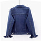 2025 Spring Autumn New Vintage Denim Jacket Women&