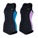 2MM Neoprene Sleeveless Wetsuit Women Swimming Wetsuit with Front Zip One-piece Bathing Surfing Diving Suit for Swim Water Sport ShedPoundsPortal