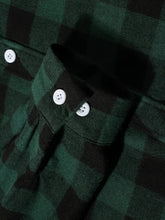 Mens Shirts Single Breaste Classic Plaid Smart Casual Flannel Shirt Long Sleeved Chest Two Pockets Design Spring Autumn Men Tops ShedPoundsPortal