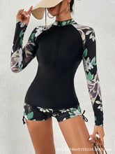 Female Swimsuit With Long Sleeves Swimwear Sports Surfing Tankini Set Beachwear Two-Piece Bathing Suits Pool Women Swimming Suit ShedPoundsPortal