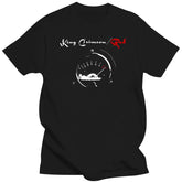 Mens Clothing  King Crimson Men Red Speedometer T Shirt Black ShedPoundsPortal