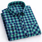 plus size 8XL100%cotton sanding long-sleeve shirts for men slim fit casual plain shirt soft palid tops designer elegant clothes