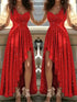 Women Evening Dresses Sexy Elegant Red Cocktail Party Chic Gala Graduation Luxury Formal Occasion Bridesmaid Gown Dress Clothes ShedPoundsPortal