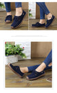 New Arrival Women Casual Shoes 2025 Suede Leather Flats Sneakers Lace Up Moccasins Ladies Shoes Fashion Loafers Plus Size 35-42