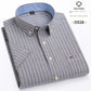 Cotton Fabric Breathable Men Oxford Short Sleeve Summer Plaid Striped Male Shirt Business Regular Fit Oversized Clothes ShedPoundsPortal