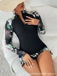 Female Swimsuit With Long Sleeves Swimwear Sports Surfing Tankini Set Beachwear Two-Piece Bathing Suits Pool Women Swimming Suit ShedPoundsPortal