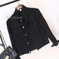 Jeans Jacket and Coats for Women 2025 Autumn Candy Color Casual Short Denim Jacket Korean Coats Women  Jeans Jacket  Clothes ShedPoundsPortal